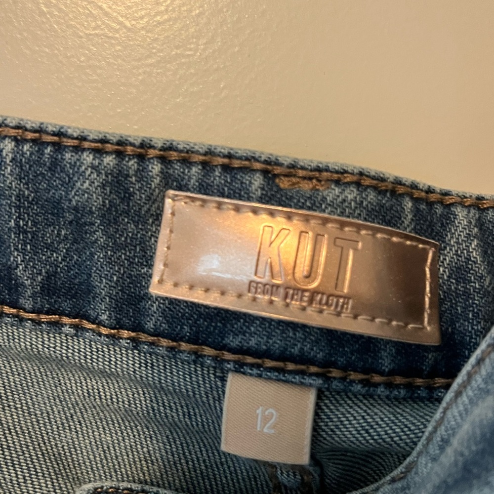 KUT - Rose Button Front Pocket Skirt - Picture 2 of 5